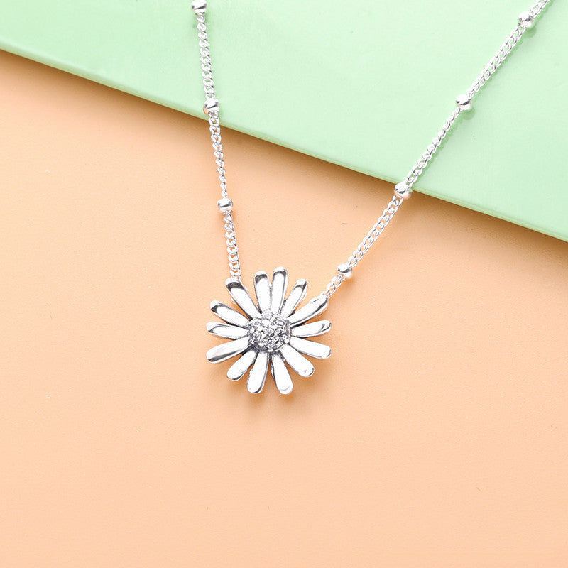 Collana " Margherita Luminosa" in argento 925