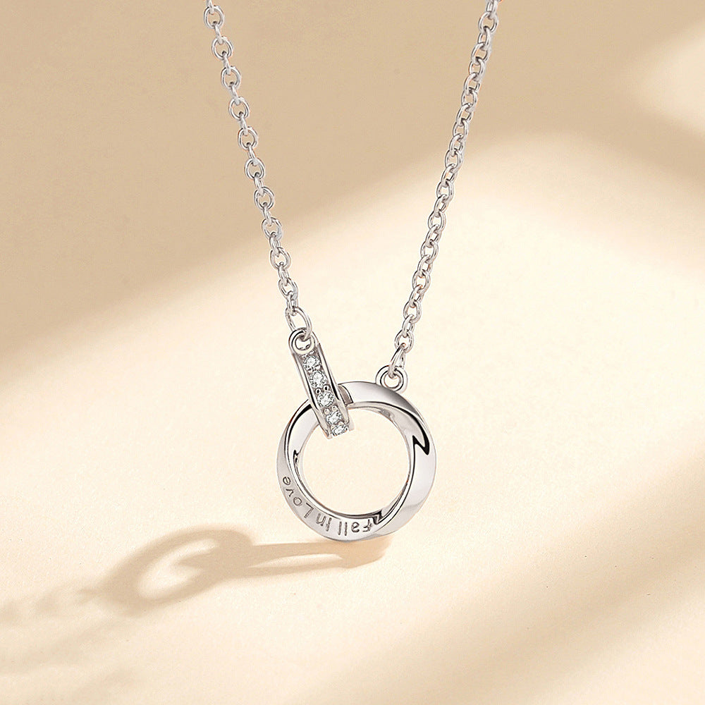 Collana "Cerchio d'amore" in argento 925