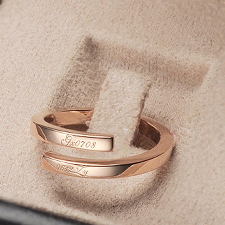 "Timeless bond" anello personalizzabile in argento 925
