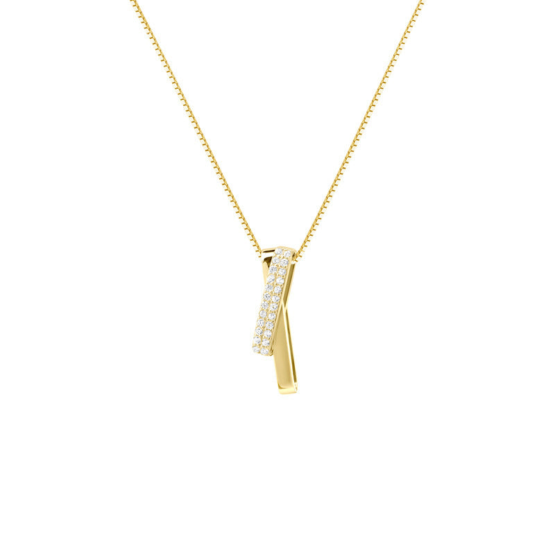 Collana " Luce Intrecciata" in argento 925