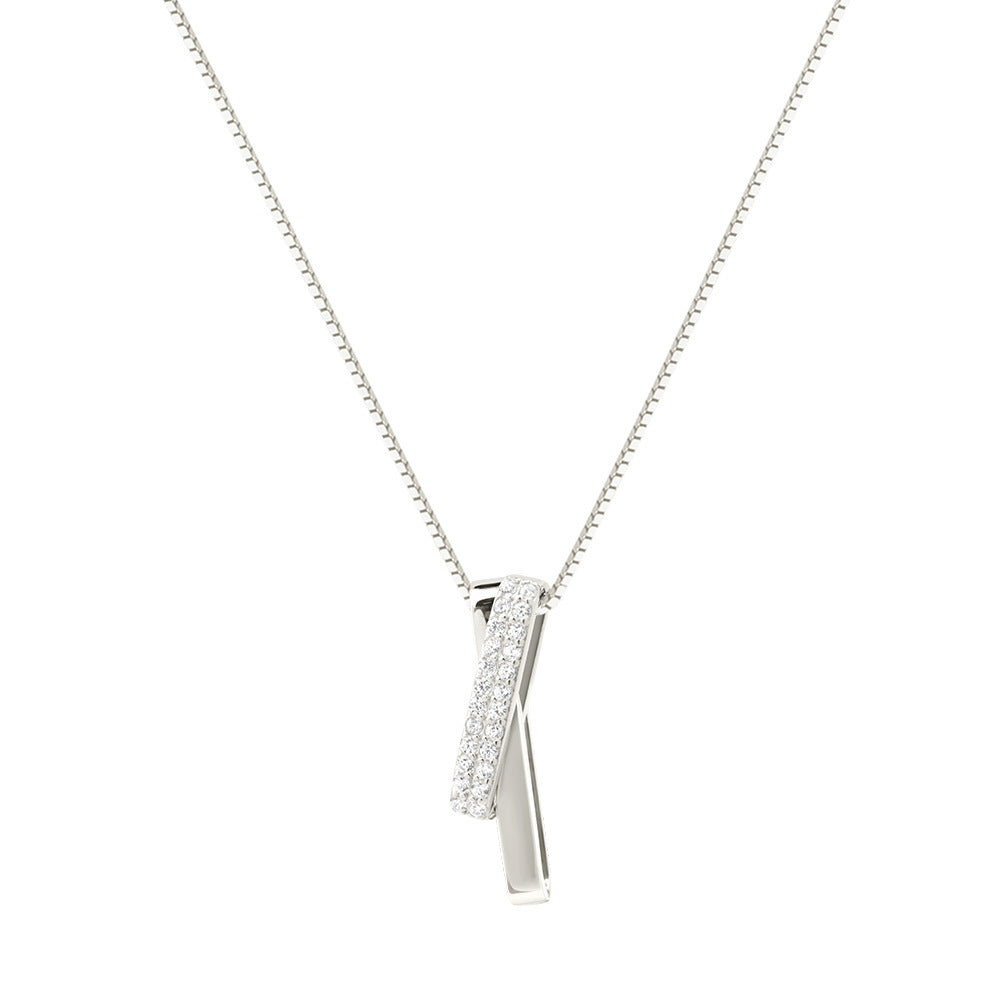 Collana " Luce Intrecciata" in argento 925
