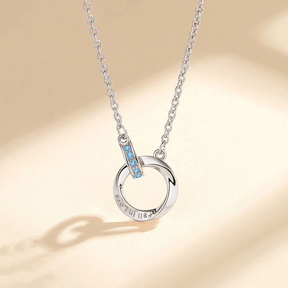 Collana "Cerchio d'amore" in argento 925