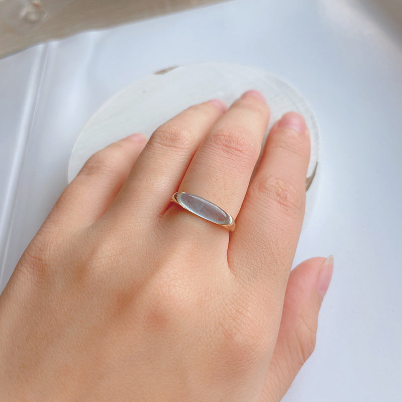 Anello "Onde di Luce" in argento 925