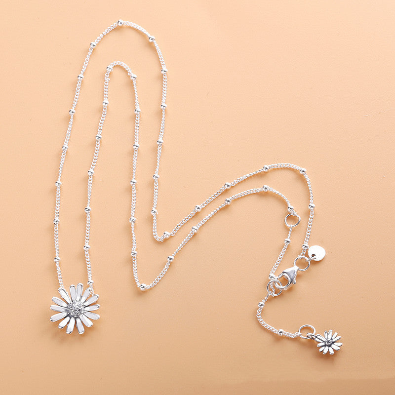 Collana " Margherita Luminosa" in argento 925