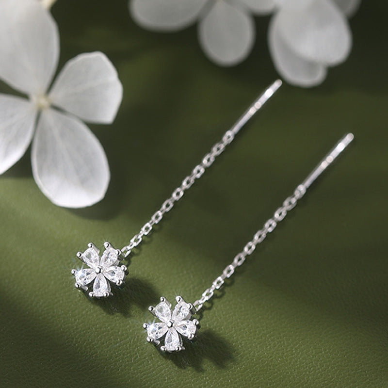 Orecchini "Fiore di Luce" in argento 925