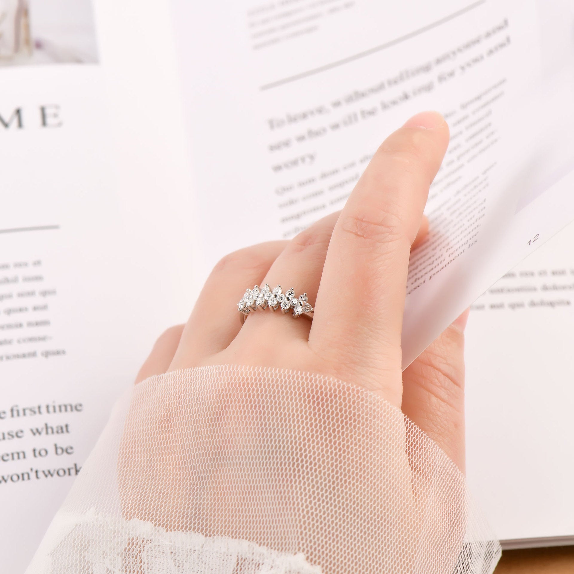 Anello "Gioia Celeste" in Argento 925
