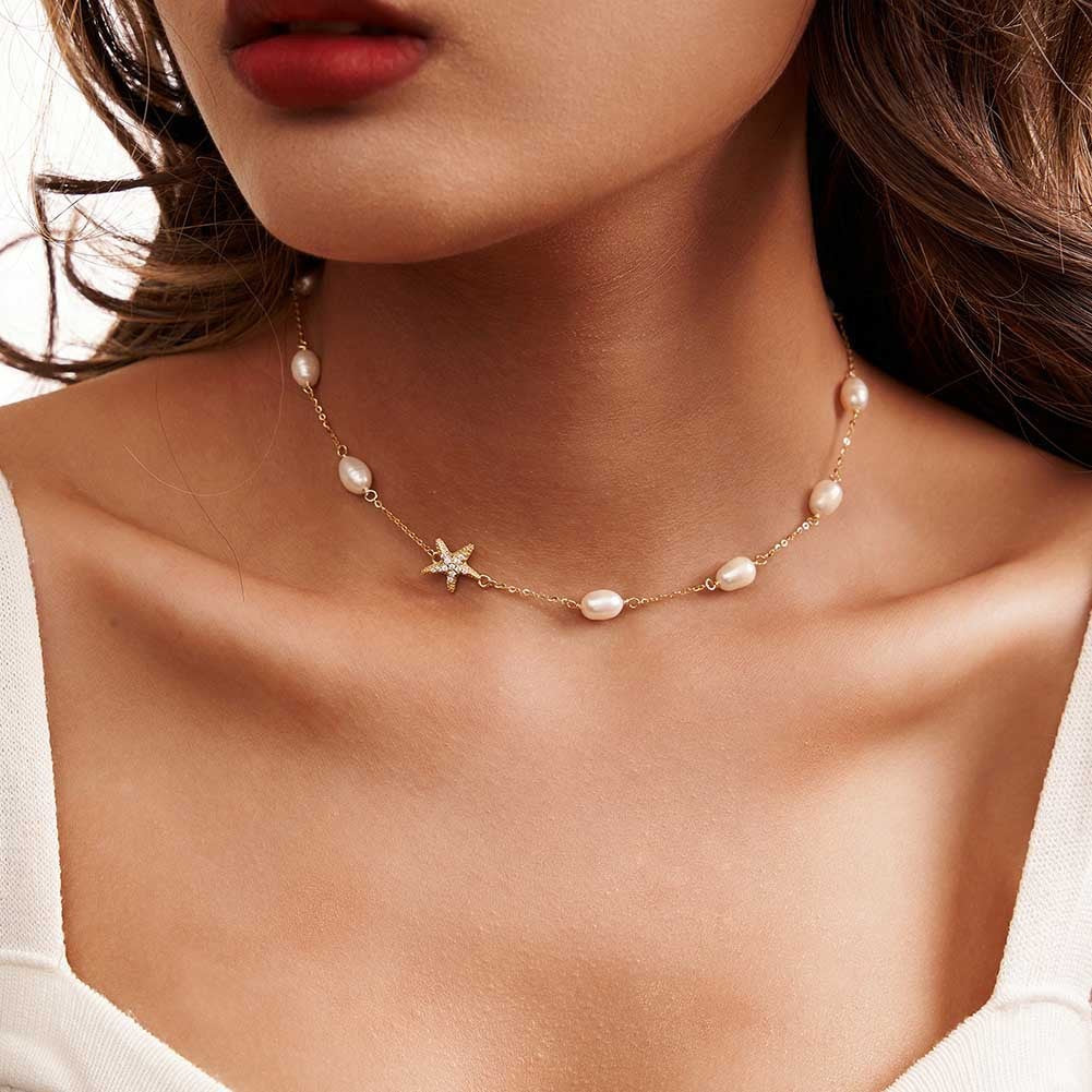 Stella di Mare & Perle – Collana Eleganza Marina