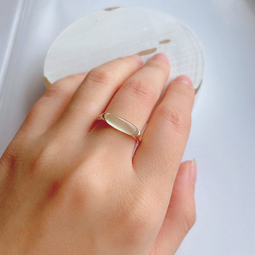 Anello "Onde di Luce" in argento 925