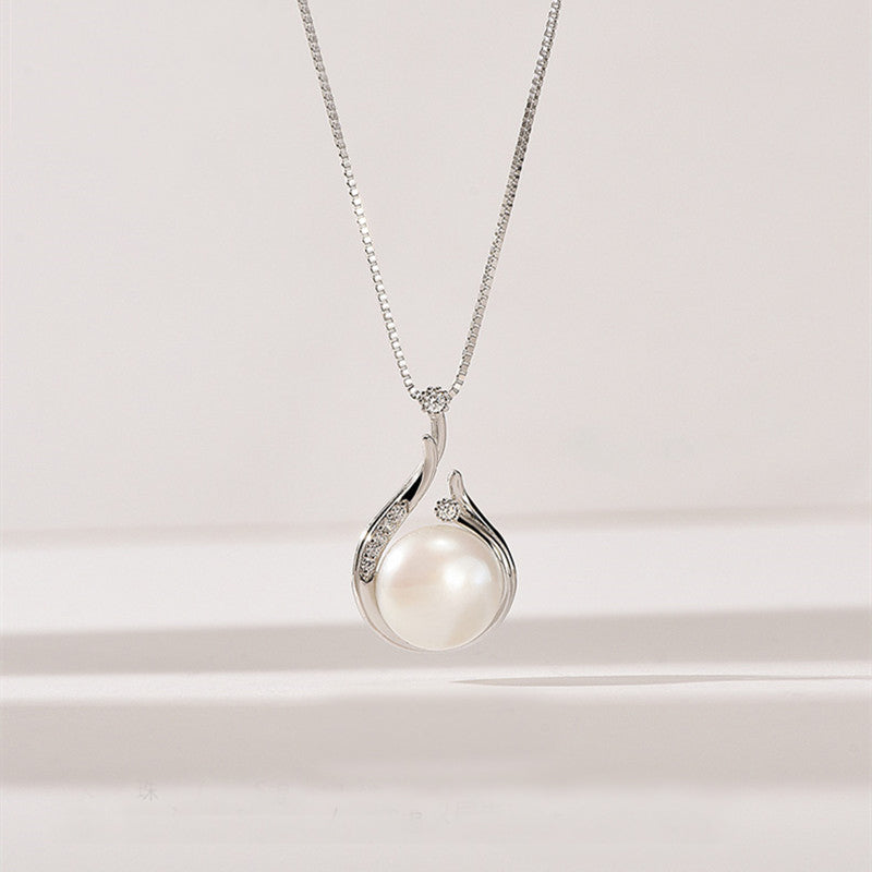 Orecchini e collana "Gocce d'Oceano" in argento 925