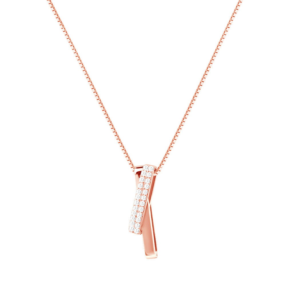 Collana " Luce Intrecciata" in argento 925