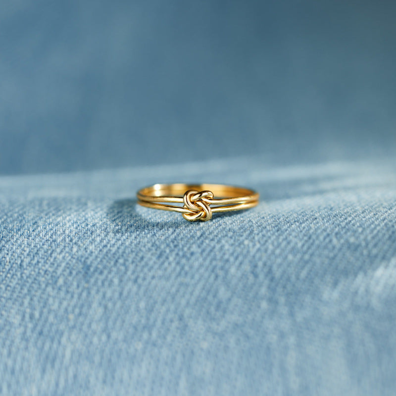 Nodo d’Amore – Anello in Argento 925