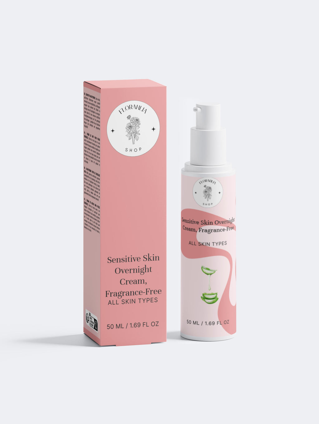 Sensitive Skin Overnight Cream, Fragrance-Free