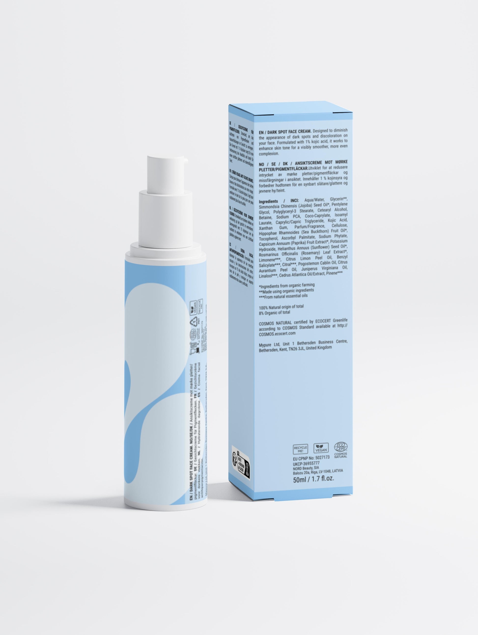 Dark Spot Face Cream with Kojic Acid