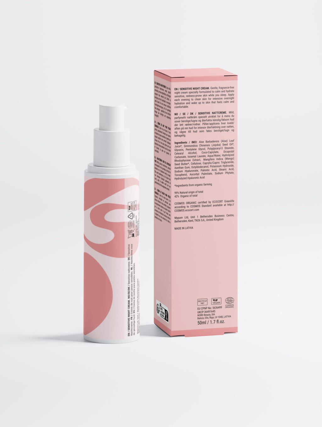 Sensitive Skin Overnight Cream, Fragrance-Free