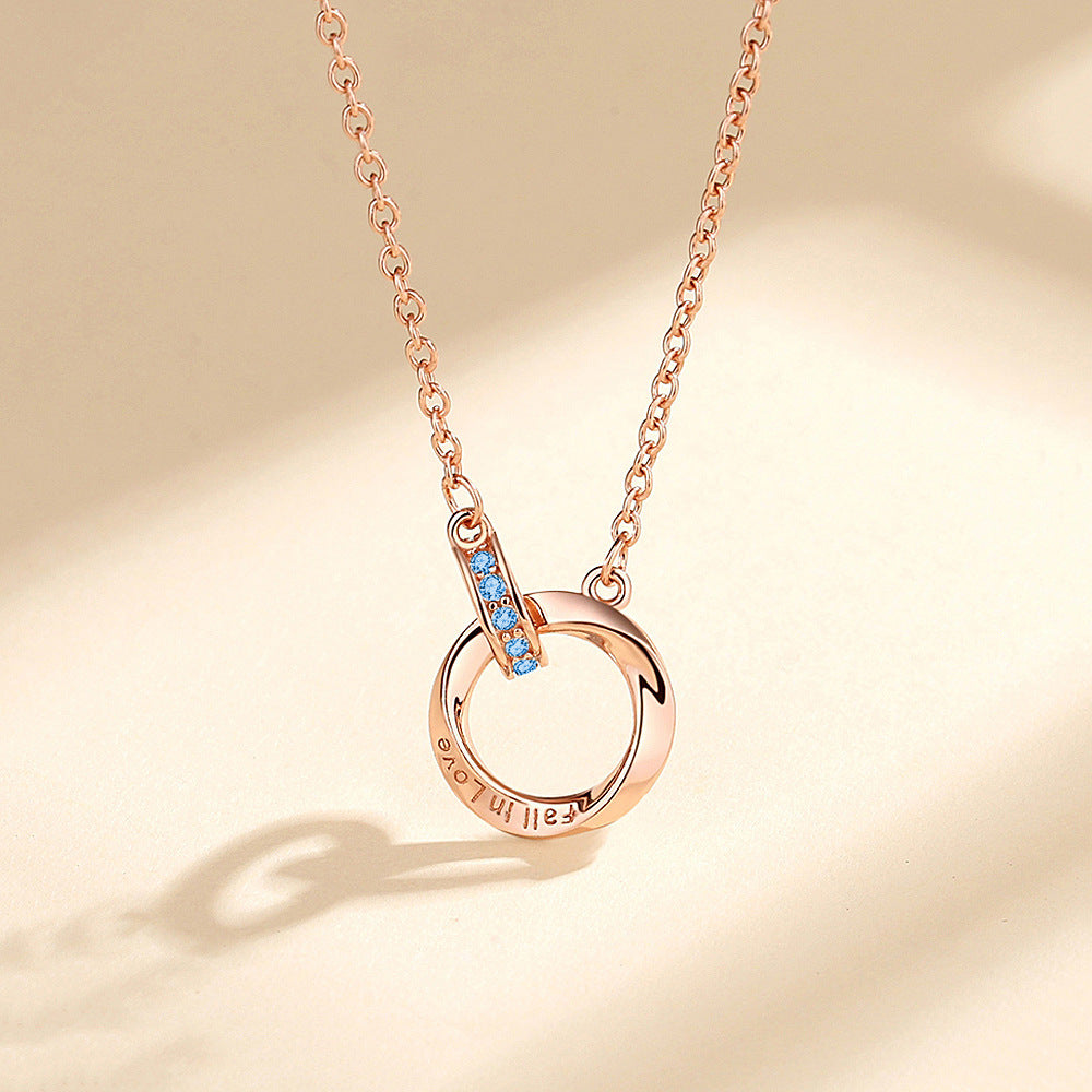 Collana "Cerchio d'amore" in argento 925