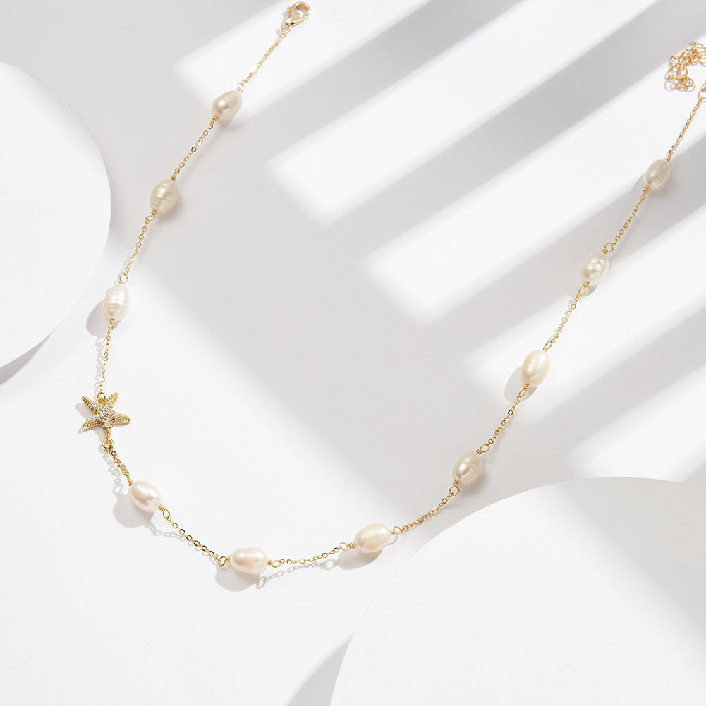 Stella di Mare & Perle – Collana Eleganza Marina