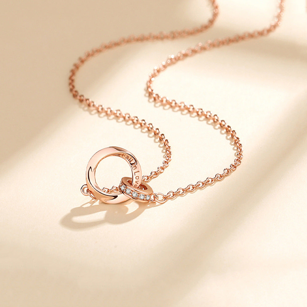 Collana "Cerchio d'amore" in argento 925