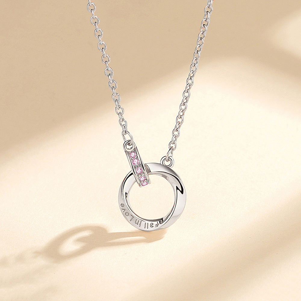 Collana "Cerchio d'amore" in argento 925
