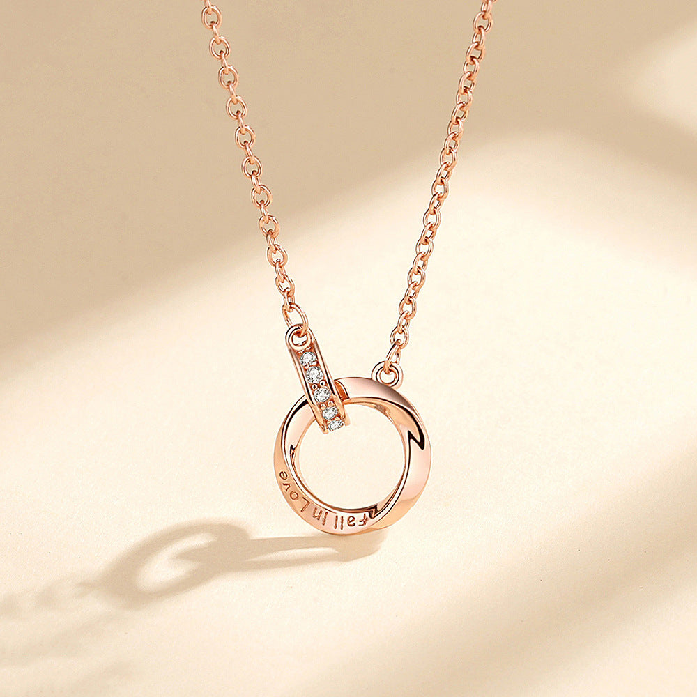 Collana "Cerchio d'amore" in argento 925