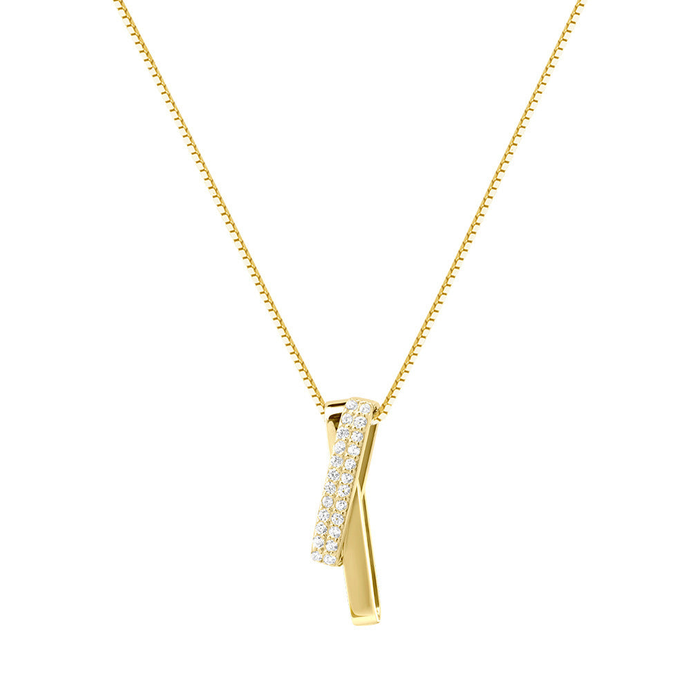 Collana " Luce Intrecciata" in argento 925